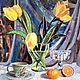 Желтые тюльпаны, Картины, Черкесск,  Фото №1