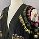 Узбекский чапан (кафтан, кимоно) из винтажного вышитого сюзане (0537). Пальто. Artbox-samarkand. Ярмарка Мастеров.  Фото №7