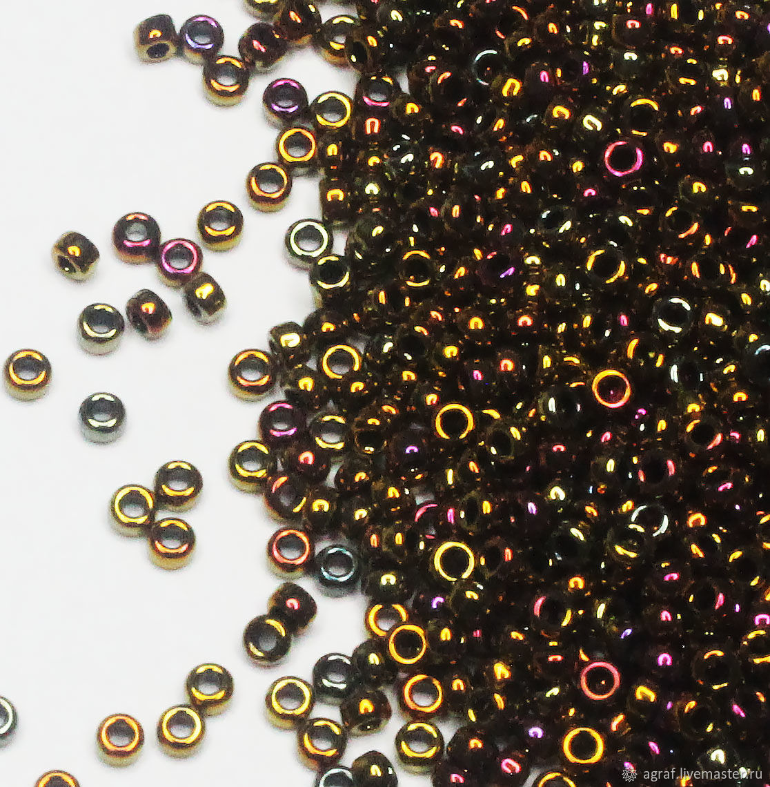 Miyuki Beads 15/0 615 Japanese Miyuki Beads Round 5 grams Metallic, Beads, Solikamsk,  Фото №1