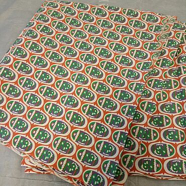 Винтаж ручной работы. Ярмарка Мастеров - ручная работа Отрез ткани хлопок СССР. Handmade.