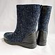 Boots Valenki Men's Comfort Jeans. Ankle boot. Zhanna. My Livemaster. Фото №4