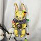 Зайчик кролик желтый символ 2023 года, Интерьерная кукла, Самара,  Фото №1