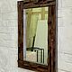 Mirror with solid oak frame. Mirror. uloft. Online shopping on My Livemaster.  Фото №2