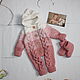 Newborn girl coming home outfit Winter. Set of clothes for discharge. Oksana Demina. My Livemaster. Фото №4