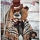Мистер Тед мишка в технике тедди. Мишки Тедди. Татьяна Корчикова teddy & dolls. Интернет-магазин Ярмарка Мастеров.  Фото №2