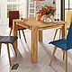 Стол Provence-1 обеденный из дуба, 1600х900мм, бейц-масло. Столы. Стол заказов мебели из дуба MOS-OAK. Ярмарка Мастеров.  Фото №4