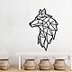 Wall decor made of metal 'Wolf'. Panels. arnometaldecor. Online shopping on My Livemaster.  Фото №2