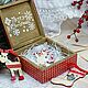 Merry Christmas Jewelry Box Solid wood Decoupage. Christmas gifts. Studio Villa-Oliva. My Livemaster. Фото №5