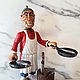 Order ' Cook' - decorative statuette made of wood. Art Branch Org (ArtBranchOrg). Livemaster. . Figurine Фото №3