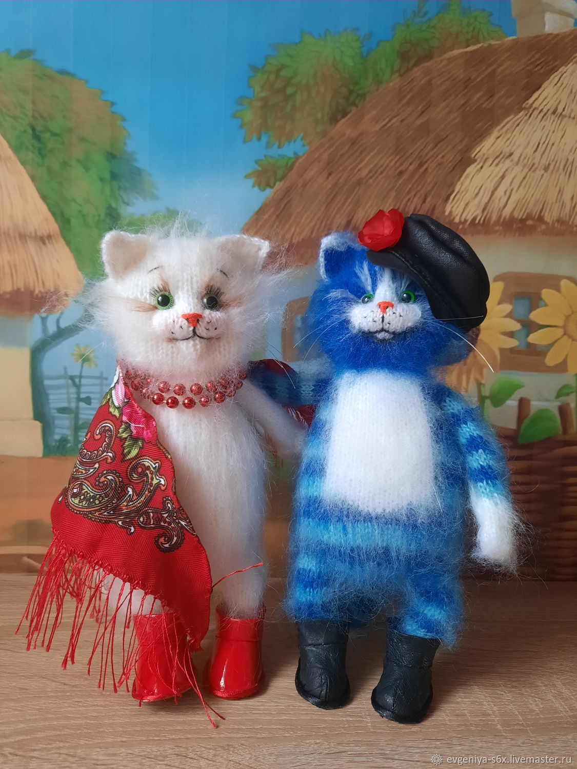 Русские коты Василий и Мурочка в интернет-магазине на Ярмарке Мастеров ...