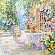  In a shady garden. Painting, Pictures, Kiev,  Фото №1