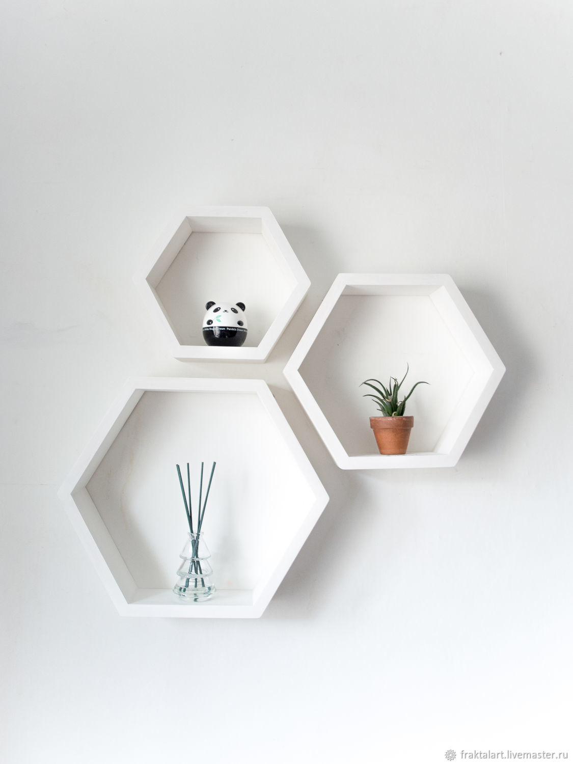 Полки соты белые комплект в интернет-магазине Ярмарка Мастеров по цене ...