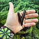  Курипи. Эбеновое дерево (Ebony wood). Трубка для рапэ. Shamanic-staff. Ярмарка Мастеров.  Фото №4