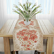 Для дома и интерьера handmade. Livemaster - original item Elizabeth tablecloth track (printed). Handmade.