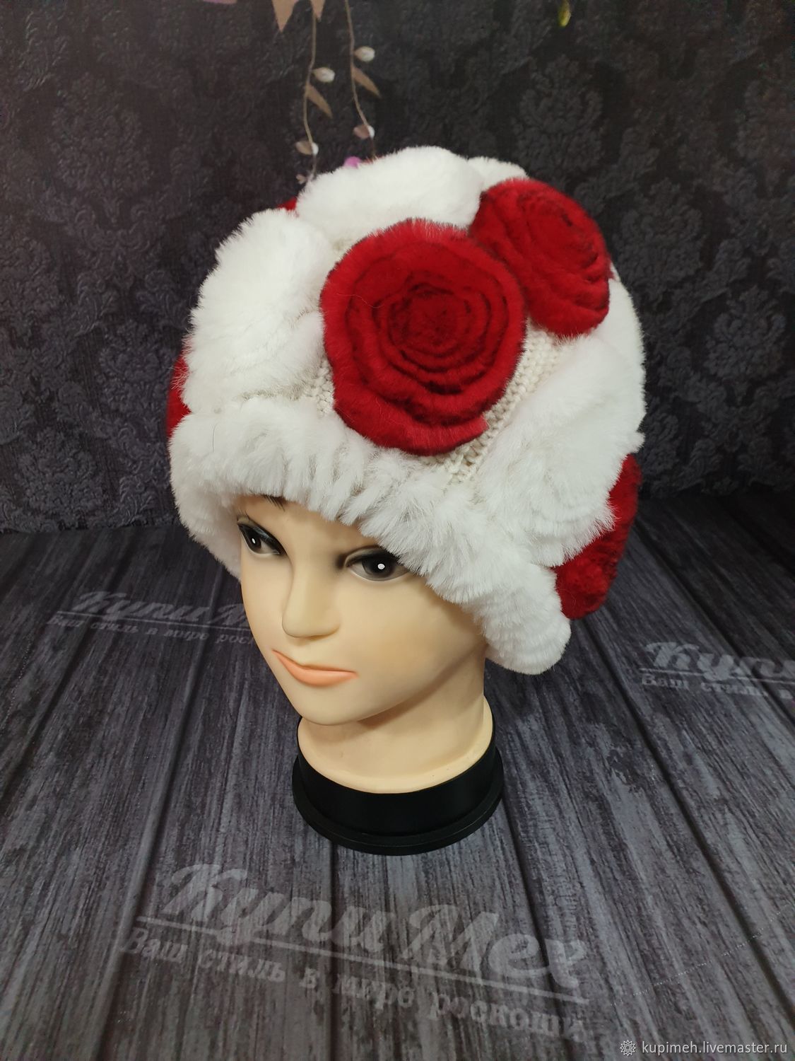 Зимняя шапка Розалия