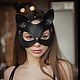 Mask Kisa black, Mask for role playing, Moscow,  Фото №1