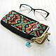 Case for glasses 'Mexico City'. Eyeglass case, pencil case. Eyeglass case. SilkArt Tatyana. Online shopping on My Livemaster.  Фото №2