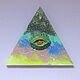 The All-seeing Eye of God, Masonic symbol, Eye in a Triangle, Amulet, Chelyabinsk,  Фото №1