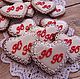 Wedding cakes with initials, hearts openwork, Gingerbread Cookies Set, St. Petersburg,  Фото №1