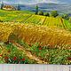 Oil Painting house on the hill Tuscany. Pictures. Gallery. Online shopping on My Livemaster.  Фото №2