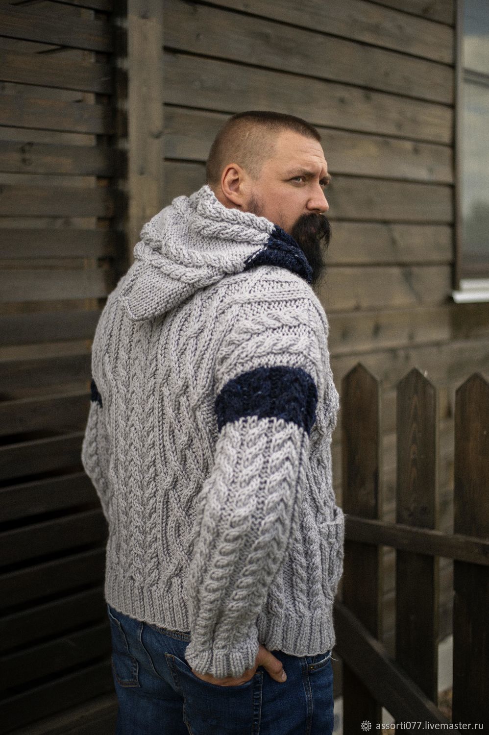 Свитеры мужские: жакет "Саймон" в интернет-магазине на Ярмарке Мастеров ...