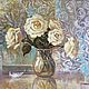 Oil painting 'the Philosophy of roses.', Pictures, Moscow,  Фото №1