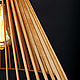 Деревянный светильник Конус вишня, подвесная люстра из дерева. Потолочные и подвесные светильники. Деревянные светильники Woodshire (woodshire). Ярмарка Мастеров.  Фото №5