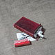 Scarlet cigarette case for thin (Slims) cigarettes. Cigarette cases. Joshkin Kot. My Livemaster. Фото №4