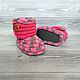 Children's shoes: plush knitted boots for girls, 11.5 cm on the foot. Footwear for childrens. Natalia Derina - Knitted Shoes (denatal). Online shopping on My Livemaster.  Фото №2