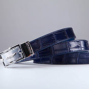 Аксессуары handmade. Livemaster - original item Genuine Crocodile leather women`s belt, width 2.5cm IMA3000VC. Handmade.