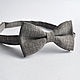 Tie Wild West / grey-brown butterfly rustic. Ties. Respect Accessories. Online shopping on My Livemaster.  Фото №2