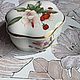 Винтаж: Шкатулка "Яблоневый цвет", Royal Worcester, фарфор, Англия, Шкатулки винтажные, Арнем,  Фото №1