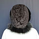 Order Hood and mittens made of velvet. National Brand. Livemaster. . Hoods Фото №3