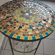 Для дома и интерьера handmade. Livemaster - original item TABLES: Table with mosaic 