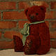 Мишка Агний. Мишки Тедди. Елена Перминова (elenaperminovabears). Ярмарка Мастеров.  Фото №4
