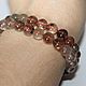 Рутиловый кварц 8мм нить 38см. Бусины. Beads. Ярмарка Мастеров.  Фото №7