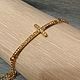  The 'Cross' bracelet in gold design. Chain bracelet. Rimliana - the breath of the nature (Rimliana). My Livemaster. Фото №4