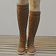 Boots demi-season ' Diana». High Boots. KnittedBoots. Online shopping on My Livemaster.  Фото №2