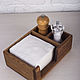 Light oak napkin holder with salt and pepper compartments. Napkin holders. Foxwoodrus. My Livemaster. Фото №4