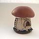 Mini box House mushroom (miniature made of polymer clay). Box. magic stick. Online shopping on My Livemaster.  Фото №2