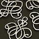 Коннектор подвеска Matt Rhodium plated Южная Корея, Подвески, Москва,  Фото №1