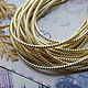 Have truncal-spring 3 mm “Light gold”, Cords, Stavropol,  Фото №1