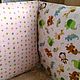 Bumpers pads. Sides for crib. Patchwork Miracle - Home Textiles. Online shopping on My Livemaster.  Фото №2