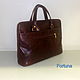 leather bag for documents, Classic Bag, St. Petersburg,  Фото №1