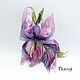 Orchid 'Belis'. Silk flowers. FABRIC FLOWERS. Flowers. Dizani. Online shopping on My Livemaster.  Фото №2