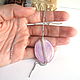 Delicate Pendant with Real Lilac Orchid Petals Rhodium Resin. Pendants. WonderLand. My Livemaster. Фото №6
