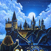 Картины и панно ручной работы. Ярмарка Мастеров - ручная работа La pintura: La Leyenda De Harry Potter. Handmade.