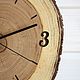 Деревянные настенные часы из вяза. Часы классические. Мастерская «Сделано бобрами». Ярмарка Мастеров.  Фото №4