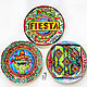 'Mexican flavor' Large set of 8 plates. Decorative plates. Art by Tanya Shest. My Livemaster. Фото №5