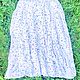 Винтаж: Голубая юбка из вискозы. Юбки винтажные. Редкостные штучки. Ярмарка Мастеров.  Фото №4